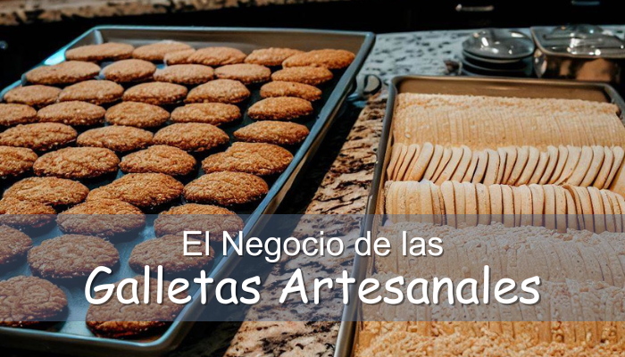 Dos bandejas con galletas caseras encima de una mesa de granito